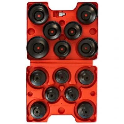 Image of 3x Simply 14pc Universal Oil Filter Cap Wrench Cup Socket Set TSET20