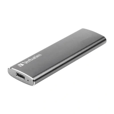 Image of Verbatim Vx500 External SSD Hard Drive 2TB Portable Solid State USB 3.2 Gen 2 for Mac, PC, Smartphone &amp; Game Console, Space Grey