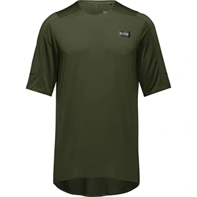 Image of GORE WEAR Men&#039;s Cycling Short Sleeved Jersey TrailKPR Tech, Utility Green, S
