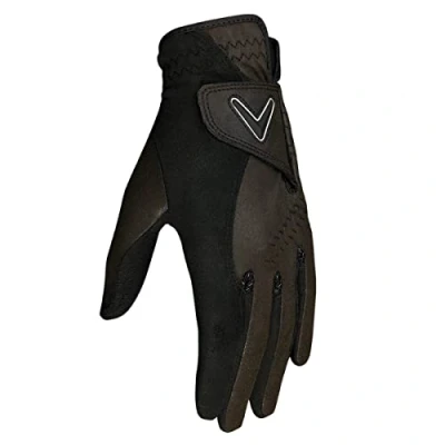 Image of CALLAWAY Men&#039;s Gloves Opti Grip (Pack of 2), Black, Small
