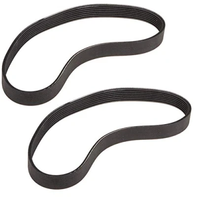 Image of SPARES2GO Drive Belt for Qualcast RM34 MEB1234M MEB1334M MEB1434M RM37 M2EB1437M M2EB1537M M2EB1637M Lawnmower (Pack of 2)