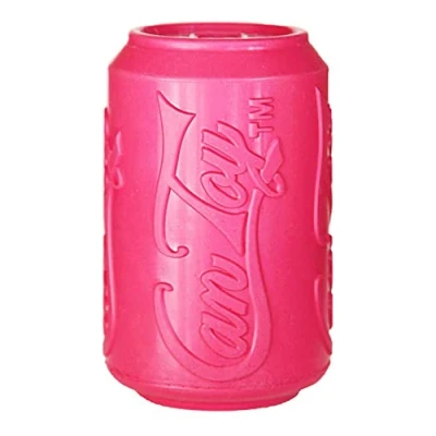 Image of SodaPup Puppy Soda Can Durable Dog Treat Dispenser &amp; Chew Toy Made in USA from Our Non Toxic, Pet Safe, Food Safe Natural Rubber for Mental Stimulation, Problem Chewing, Calming Nerves, More