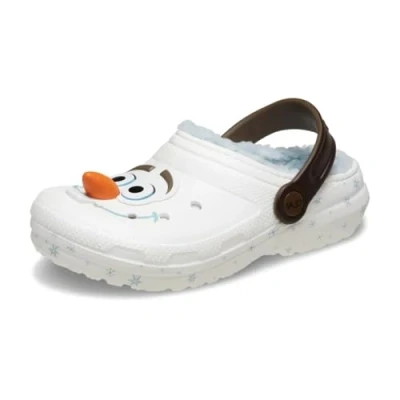 Image of Crocs Frozen OLAF Unisex Mules multicoloured for kids, Size: 2, Multi coloured Synthetics