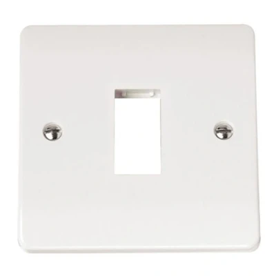Image of Click Mode 1 Gang Minigrid Unfurnished Plate Aperture CMA401