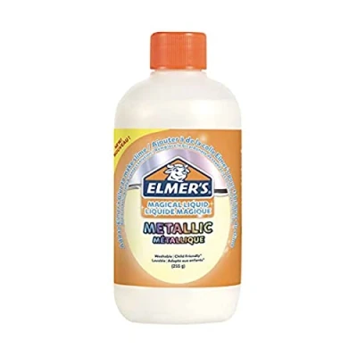 Image of Elmer’s Metallic Slime Activator Washable and Kid Friendly Magical Liquid Glue 255 g Bottle Great for Making