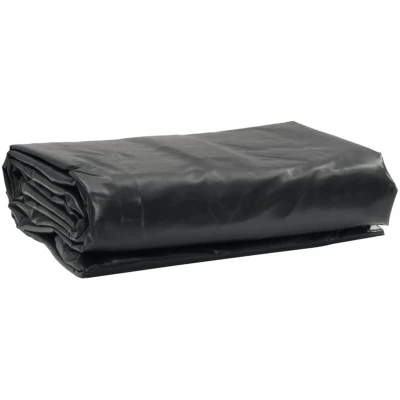 Image of vidaXL Tarpaulin Black 5x5 m 650 g/m²