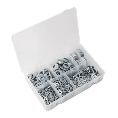 Image of Sealey Flat Washer Assortment 1070pc M5 M16 Form A Metric