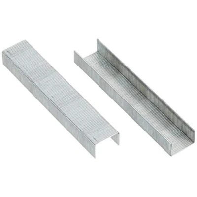 Image of Rapid 24/8mm Strong Staples, For Stapling up to 40 Sheets, Use with Desktop Staplers and Pliers, Hard Steel, Box of 2000, 24858900