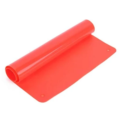 Image of Cooking Mat Non Stick Oven Liners Reusable Silicone Heat Resistant Baking Sheet (red)