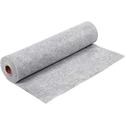 Image of 5m Mottled Grey Polyester Felt Roll for Crafts