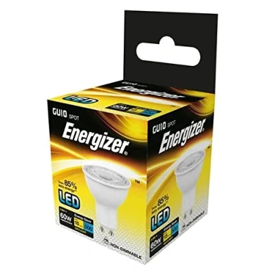 Image of Energizer Non Dimmable LED Energy Saving Lightbulb, GU10, Daylight