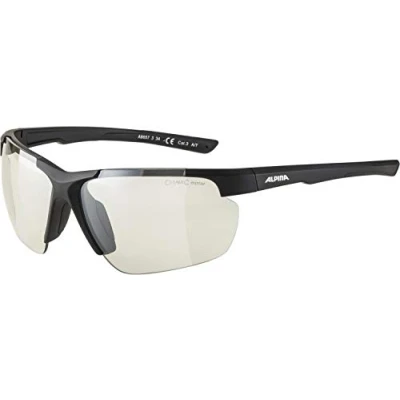 Image of ALPINA Unisex Adult, DEFEY HR CMC sports glasses, black matt, One Size