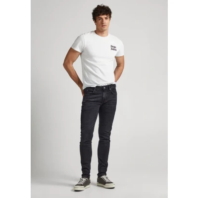 Image of Pepe Jeans Men&#039;s Finsbury Jeans, Black (Denim xv1), 31W / 34L