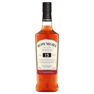 Image of Bowmore 15 Year Old Single Malt Scotch Whisky, 70cl