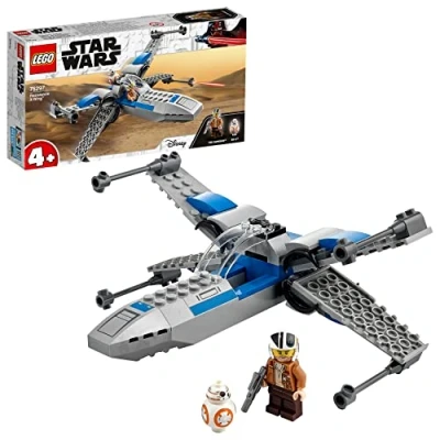 Image of LEGO 75297 Star Wars Resistance X Wing Starfighter Toy for Toddlers 4 + Years Old with Poe Dameron Minifigure and BB 8 Droid