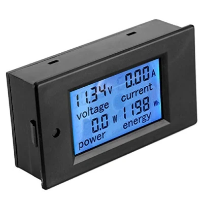 Image of Digital Current Voltage Power Energy Meter TSPZEM 031 Multimeter Ammeter Voltmeter DC Multi Function LCD Display Tester Detector with Shunt