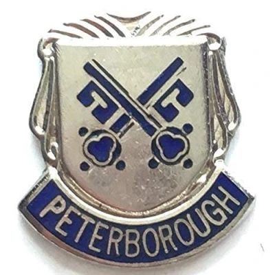 Image of Emblems Gifts Peterborough England Small Quality enamel lapel pin badge T158