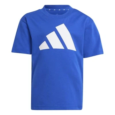 Image of adidas Unisex Kids Essentials Big Logo T Shirt, Team Royal Blue/White, 7 8 Years