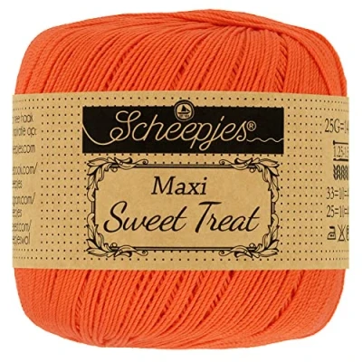 Image of Scheepjes Maxi Sweet Treat 189 Royal Orange Yarn 1x25g