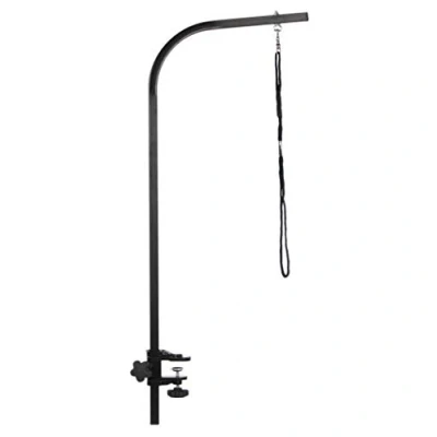 Image of Pedigroom Professional Adjustable Dog Grooming Arm Bar With Noose And Clamp For Table