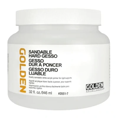 Image of Golden 0003551 7 32oz. 946ml Sandable Hard Gesso Jar