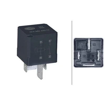 Image of 21244698 Relay, main current HELLA 4RA 965 400 131 50A 4 pin connector