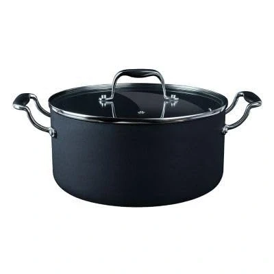 Image of Lakeland 24cm Hard Anodised Aluminium Stockpot
