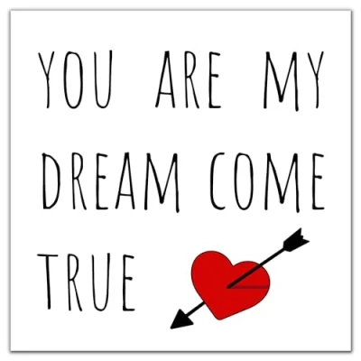Image of Romantic Valentines Day Card For Him Her Boyfriend Girlfriend Boys Girls Fiance Wife Husband