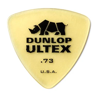 Image of Dunlop 426P.73 Ultex Triangle, Gold, 73mm, 6/Player&#039;s Pack