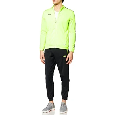 Image of JAKO Striker 2.0 M9119 Men&#039;s Tracksuit Polyester Neon Yellow/Black M