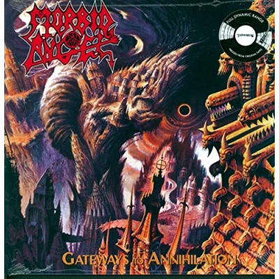 Image of Morbid Angel Gateways To Annihilation White vinyl 2016 UK LP MOSH235LP