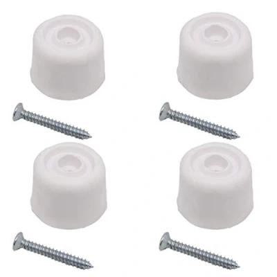 Image of Rubber Door Stop White Pack of 4