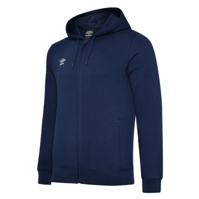 Image of Umbro Mens Club Leisure Hoodie (Navy/White) Size 2XL