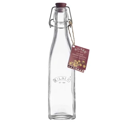 Image of 6 x Kilner Clip Top Square 0.25 Litre Bottles