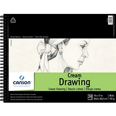 Image of Canson Artist Series Drawing, Paper, Cream,Graphite, 14x17