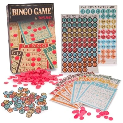 Image of Toyland® Traditional Family Bingo Game Set Party Games &amp; Activities
