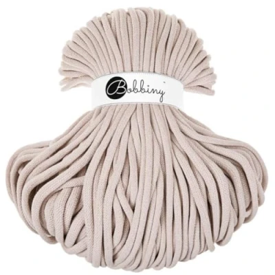 Image of Bobbiny Jumbo 9mm Braided Macrame Cord (Nude) 100m