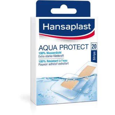 Image of Hansaplast Aqua Protect Plaster Single Pack 1 x 20 Strips)