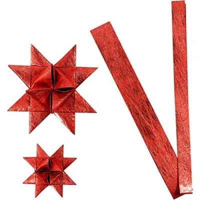 Image of Vivi Gade Star Strips, red, One Size