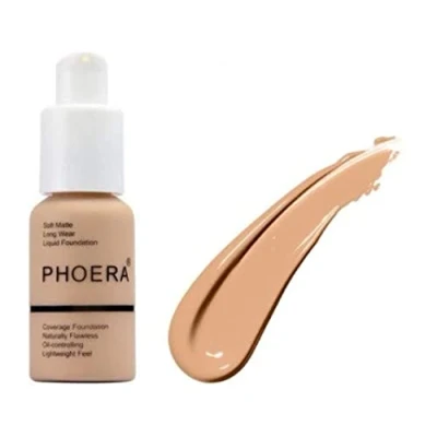 Image of Aquapurity Phoera® Full Coverage Foundation Soft Matte Oil Control Concealer 30ml Long Lasting Flawless Cream Smooth (102 NUDE)