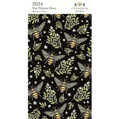 Image of Museums &amp; Galleries 2024 Year Planner (Honey Bee Pattern) YPD528