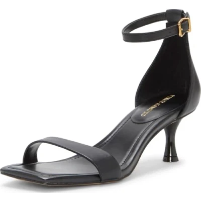 Image of Vince Camuto Women&#039;s Vinkely Heeled Sandal, Nu Black, 7 UK