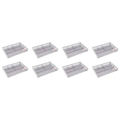 Image of OSCO Wiremesh Drawer Tidy Silver (Pack of 8)