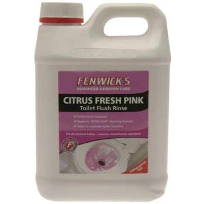 Image of Fenwicks Citrus Fresh Toilet Flush Rinse Pink, 2.5 Litre