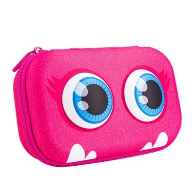 Image of ZIPIT Beast Pencil Box for Girls, Case School, Organizer Bag, Large Capacity Pouch (Pink)