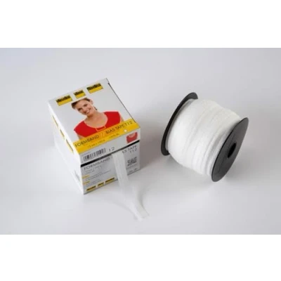Image of Vilene 12mm Iron On Bias Stay Tape White per metre