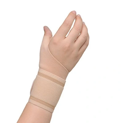 Image of Orliman Medically Approved One Size Fits All Wraparound Elastic Wrist Support Supplied to NHS for Arthritis, sprains, joint pain etc.