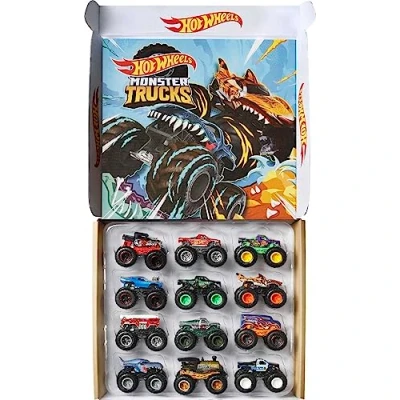 Image of Hot Wheels Monster Trucks Ultimate Chaos 12PK 1 Vehicle