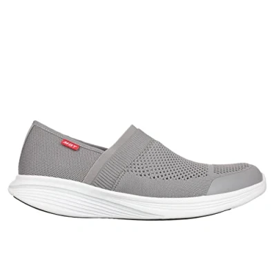 Image of MBT NIWASI Slip On Men&#039;s Athletic Shoes. Anatomical and Comfortable Walking Sneakers. Physiological Footwear for Comfort Stability with Curved Sole. Modern Sneakers Grey