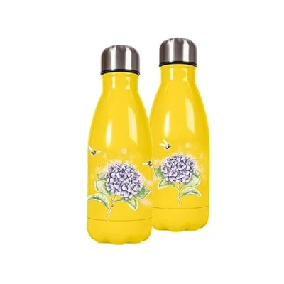 Image of Wrendale Designs &#039;Hydrangea&#039; Bee 260ml Water Bottle